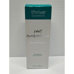 Thrive causemetics smart microdermabrasion 2-in-1 instant facial exfoliants NEW